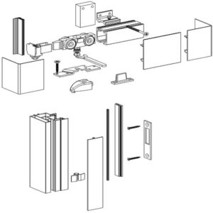 KIT COUL.PORTE BOIS 1 VANTAIL