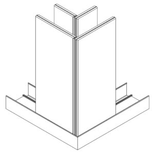 Edge-to-edge 90° angle Glued 78mm