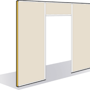 Module baie libre sous imposte 78mm