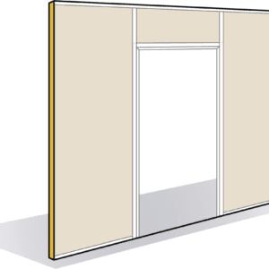Module passage pour porte battante simple vantail 78mm