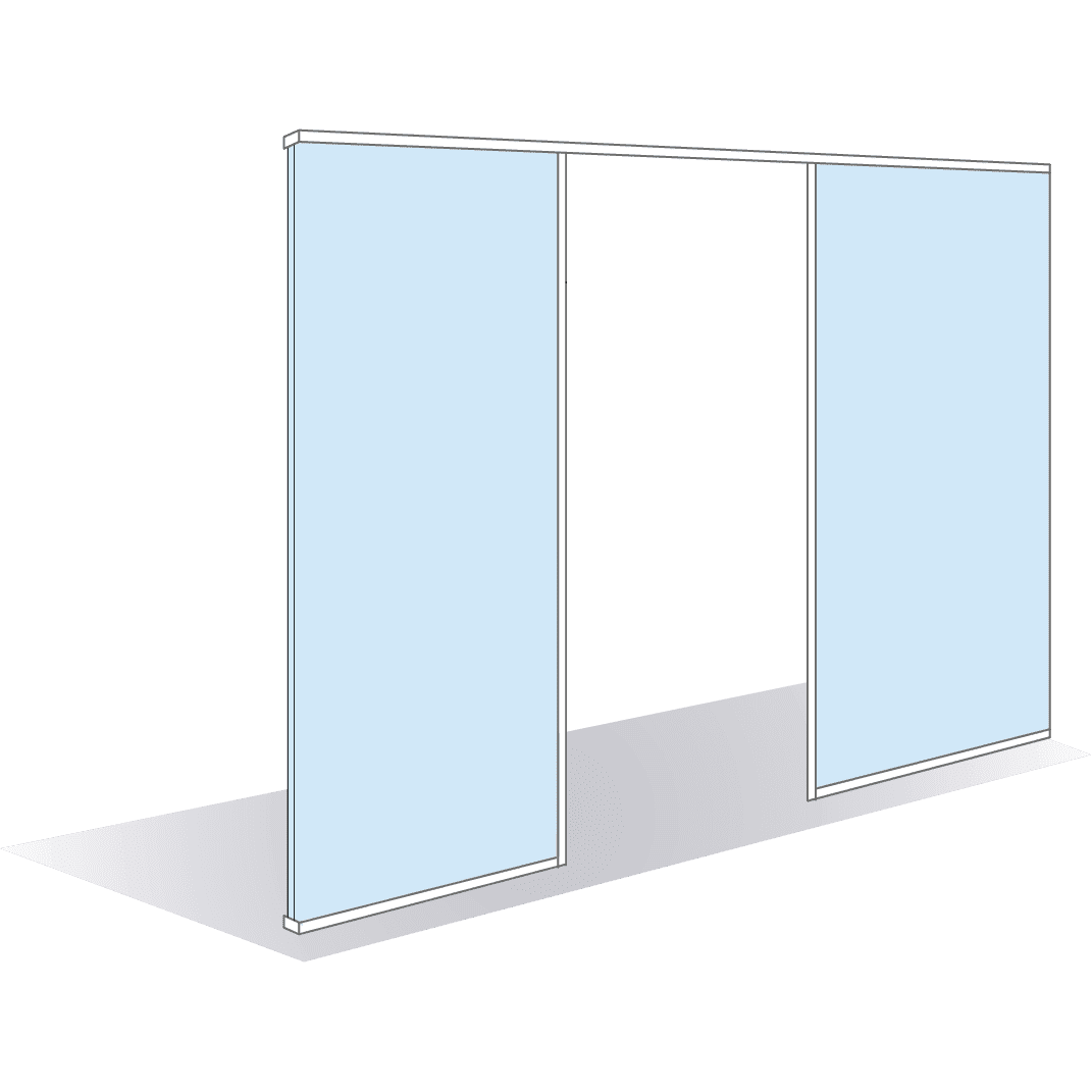 Module de passage baie libre toute hauteur 40mm