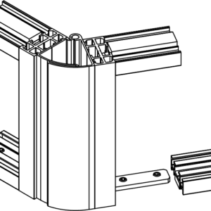 Module poteau variable J AZ Allure 40mm