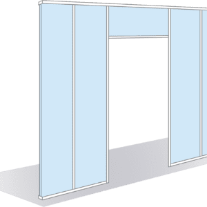 Module de passage pour porte battante simple vantail 40mm