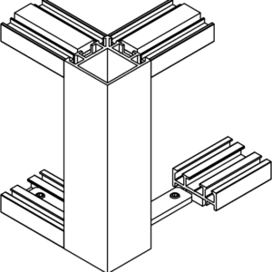 2D post module J AZ Structure 40mm
