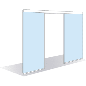 Module de passage ILOT toute hauteur pour porte battante simple vantail 40mm