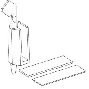 LOQUETEAU PORTE VERRE