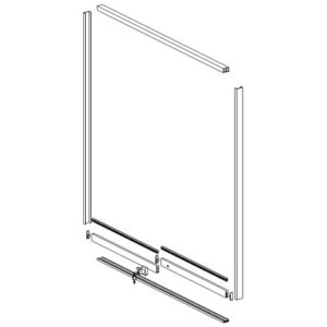 KIT GUICHET COULISSANT GAUCHE