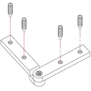 ÉQUERRE REGLABLE (X10)