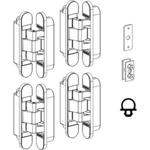 KIT 4 PAUM.INVIS PORTE AFL