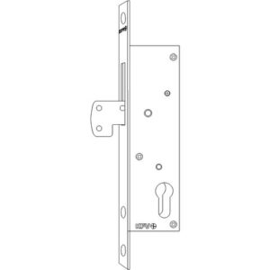 SERRUREÀ CROCHET BASCULANT