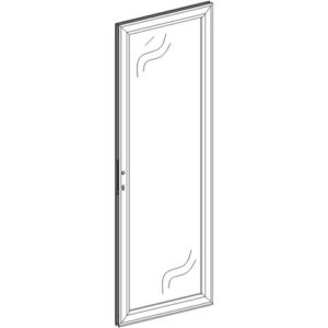 1-LEAF DOOR MT33/2 SINGLE GLAZED 728MM