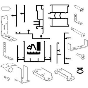 1 LEAF ROLLER SHUTTER KIT TV