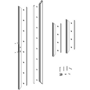 1-LEAF SINGLE GLAZED DOOR KIT 828MM