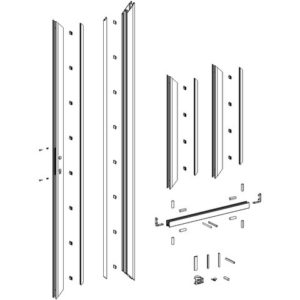 1-LEAF SINGLE GLAZED DOOR KIT TI 828M