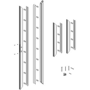 1-LEAF DOUBLE GLAZED DOOR KIT 828MM