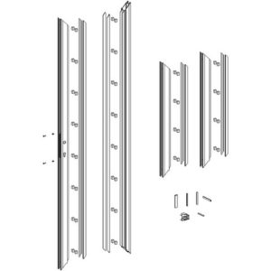 1-LEAF DOUBLE GLAZED DOOR KIT 928MM